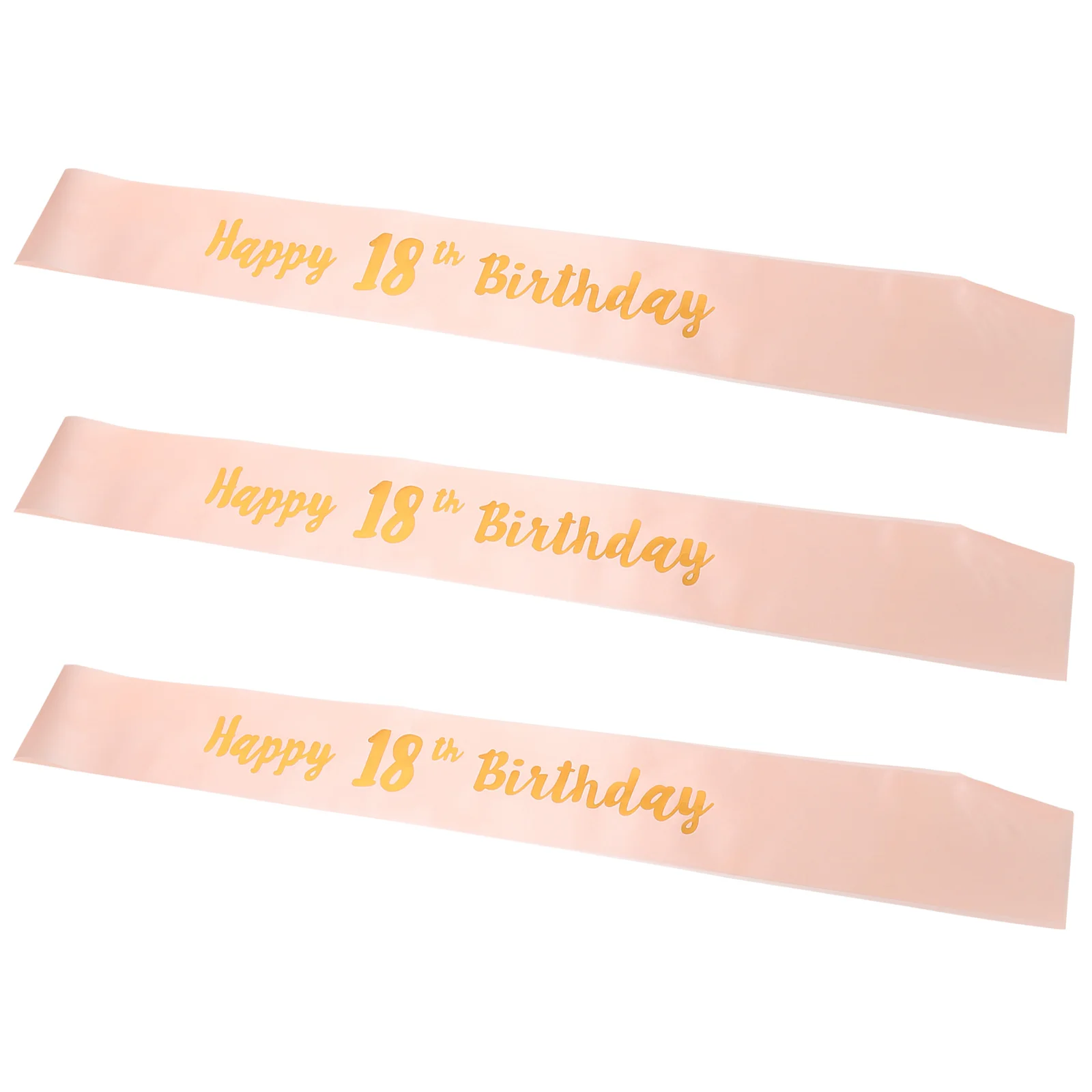 

3pcs Etiquette Shoulder Straps 18 year old Photo Props Decorations Creative Sash Birthday Party Gifts Packaging Boxes