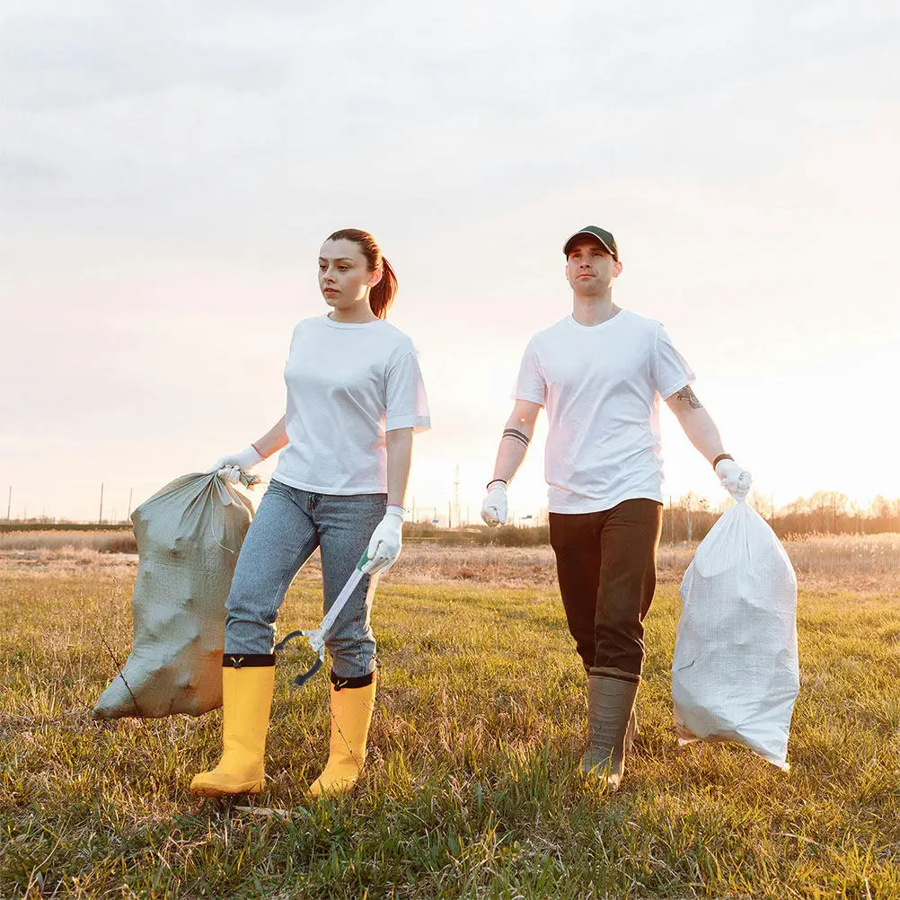 

2Pcs Heavy Duty Trash Grabber Reacher 40Cm Multi Purpose Pickup Tool for Litter Collection Easy to Use for Seniors and