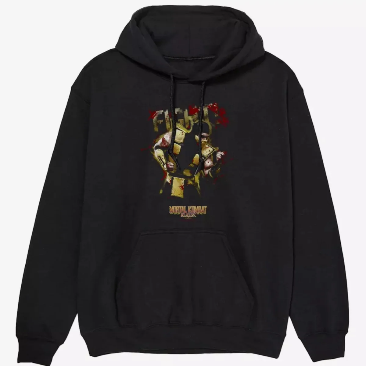 Mortal Kombat Klassic Sub-Zero Finish Him!! Hoodie Graphic Printing High-end Luxury Both of Men and Women