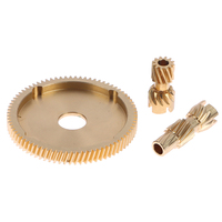 1PC Bait Casting Fishing Reel Copper Drive and Pinion Clutch Gear DIY Spare Parts Repair Brass Gear for Fishing