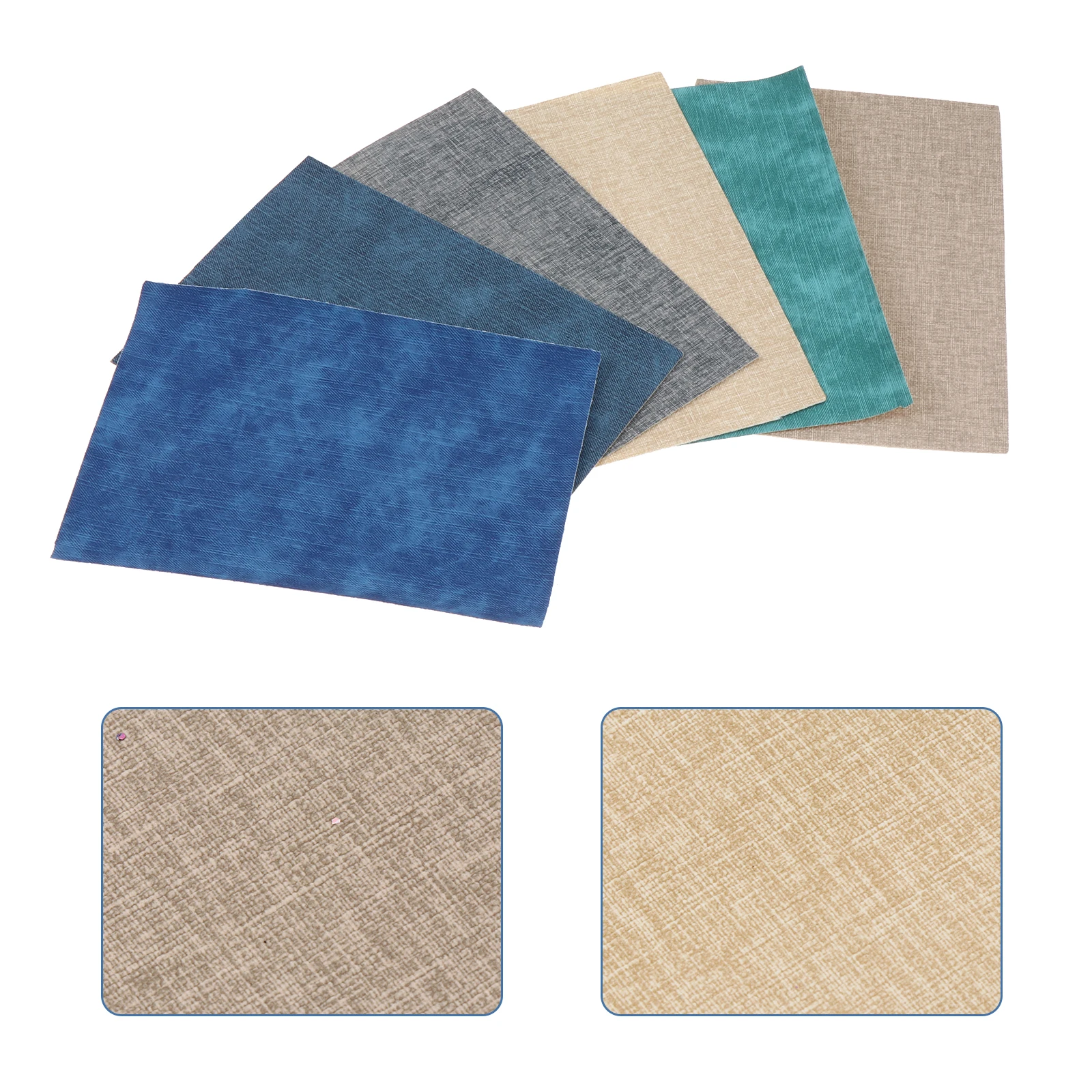 6шт стильных джинсовых листов для DIY