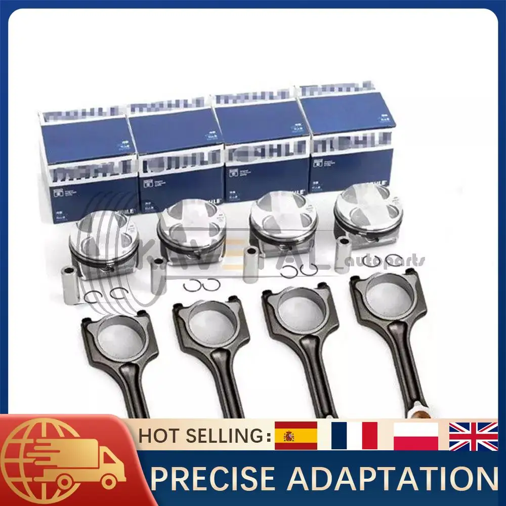 

4PCS Connecting Rods for Mini Cooper 1.6L N12 N16 R55 R56 R57 R60 R61 2007-2016 Engine Con Rod Set Replace 11247621254