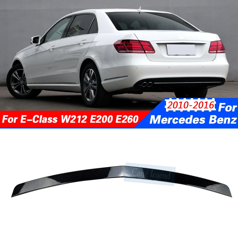 Rear Middle trunk Roof Spoiler Wing Car Tail Spoilers Wings stickers Tails For Mercedes-Benz E-Class W212 E200 E260 2010-2016