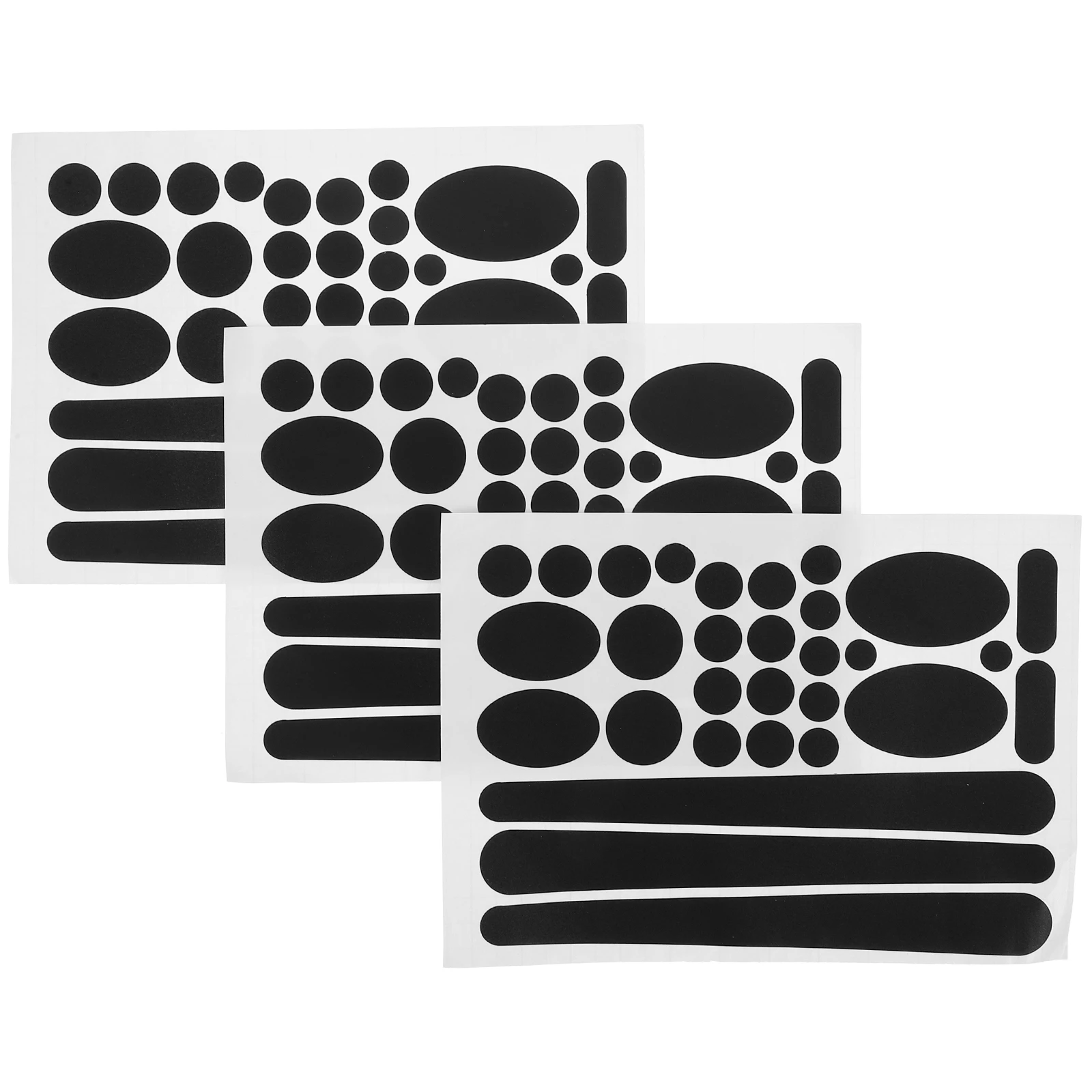 

3 pcs Bicycle Chainstay Protector Adhesive Frame Guards Durable Bike Protection Tape Scratch Resistant Frame Sticker For Road
