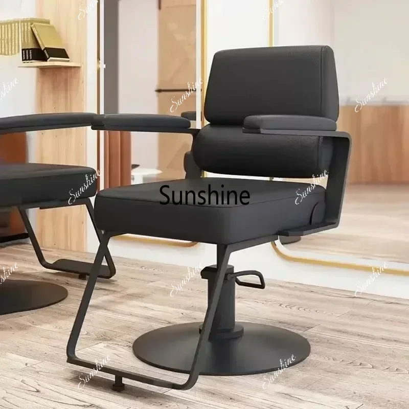 European High-end Barber Chair Dyeing Hair Modern Perm Hair Nordic Salon Chair Advanced Sense Simplicity Silla Home Furniture