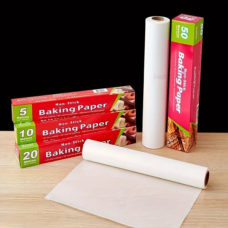 1 roll, parchment paper, disposable air fryer liner, non stick and heat-resistant baking tray, waterproof and oil resistant baki