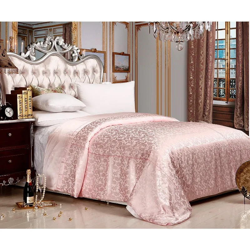 2024 Popular Luxury 100%Mulberry Silk Quilt Comforter Cover Bedding Set Supporting Customization Mother's Day Gift Father's Day