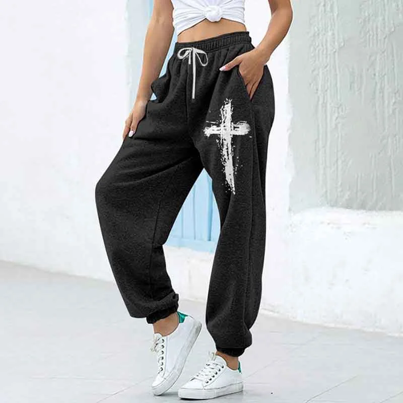 Spring Autumn Sweatpants Women's Fashion Sport Pants Gray Sweat Pantalones New Casual Harem Jogger Baggy Ovresize 5xl Trousers