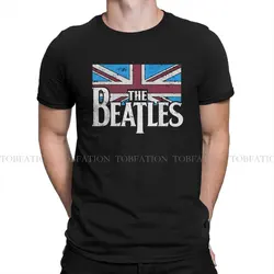 The Beatle TShirt for Men Flag Basic Casual Tee T Shirt Novelty Trendy Loose