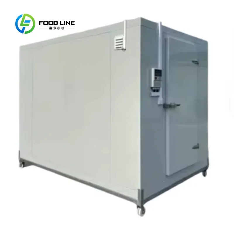 Customized Commercial Cold Storage Room with External Double Fan Refrigeration Unit, Constant Temperature Refrigerated Warehouse