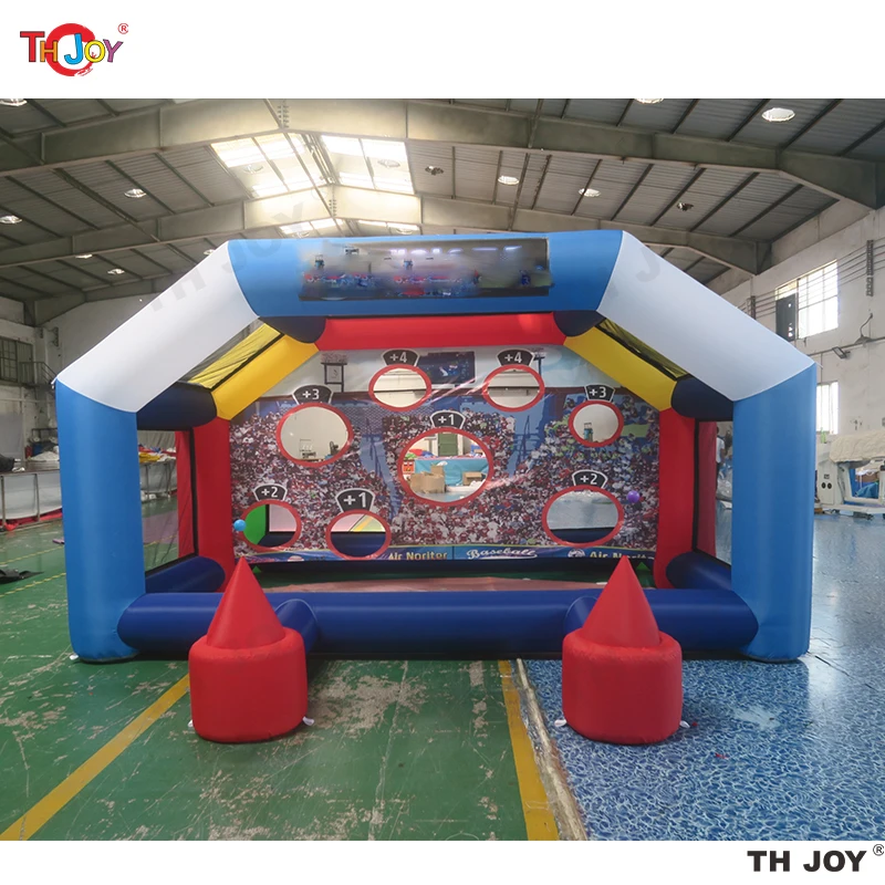 Namiot do treningu baseballu, nadmuchiwany, przenośny, o wymiarach 4x4,5 m.