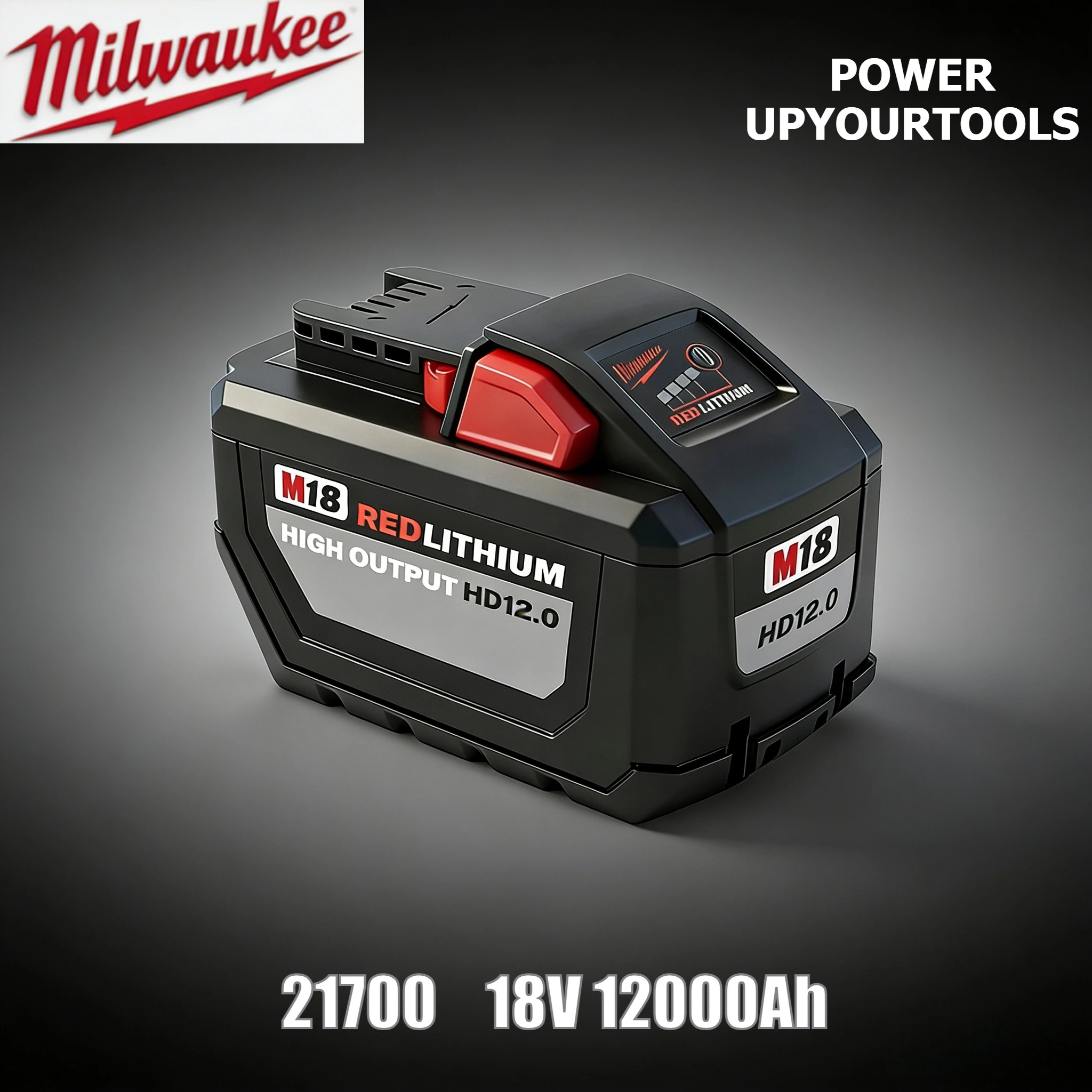 

Аккумулятор Milwaukee M18 18V литиевый 5.0Ah/6.0Ah/8.0Ah/12.0Ah для серии 18V M18 18B6 M18B5 48-11-1860, 48-11-1850