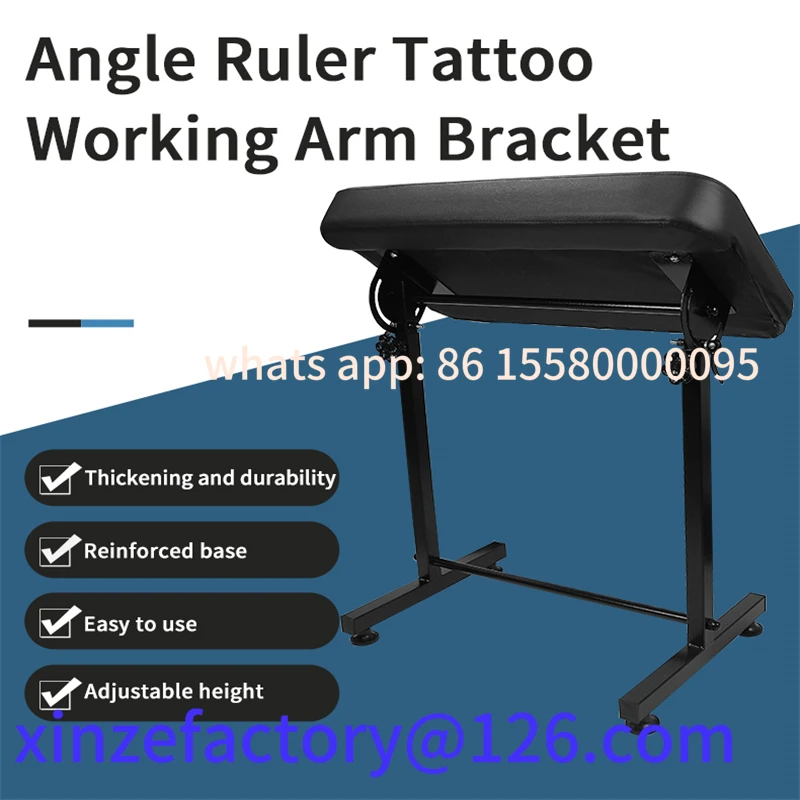 

Customizable Oversize Pad Heavy Quality Stainless Steel Adjustable Arm Rest Leg Rest Tattoo Tripod Stand