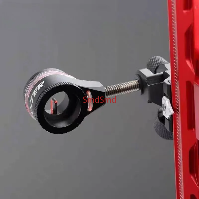 Recurve Bow Sight Pin Aluminum Alloy Optical Fiber Red Dot Aiming Shooting Competition Target Archery Accessories