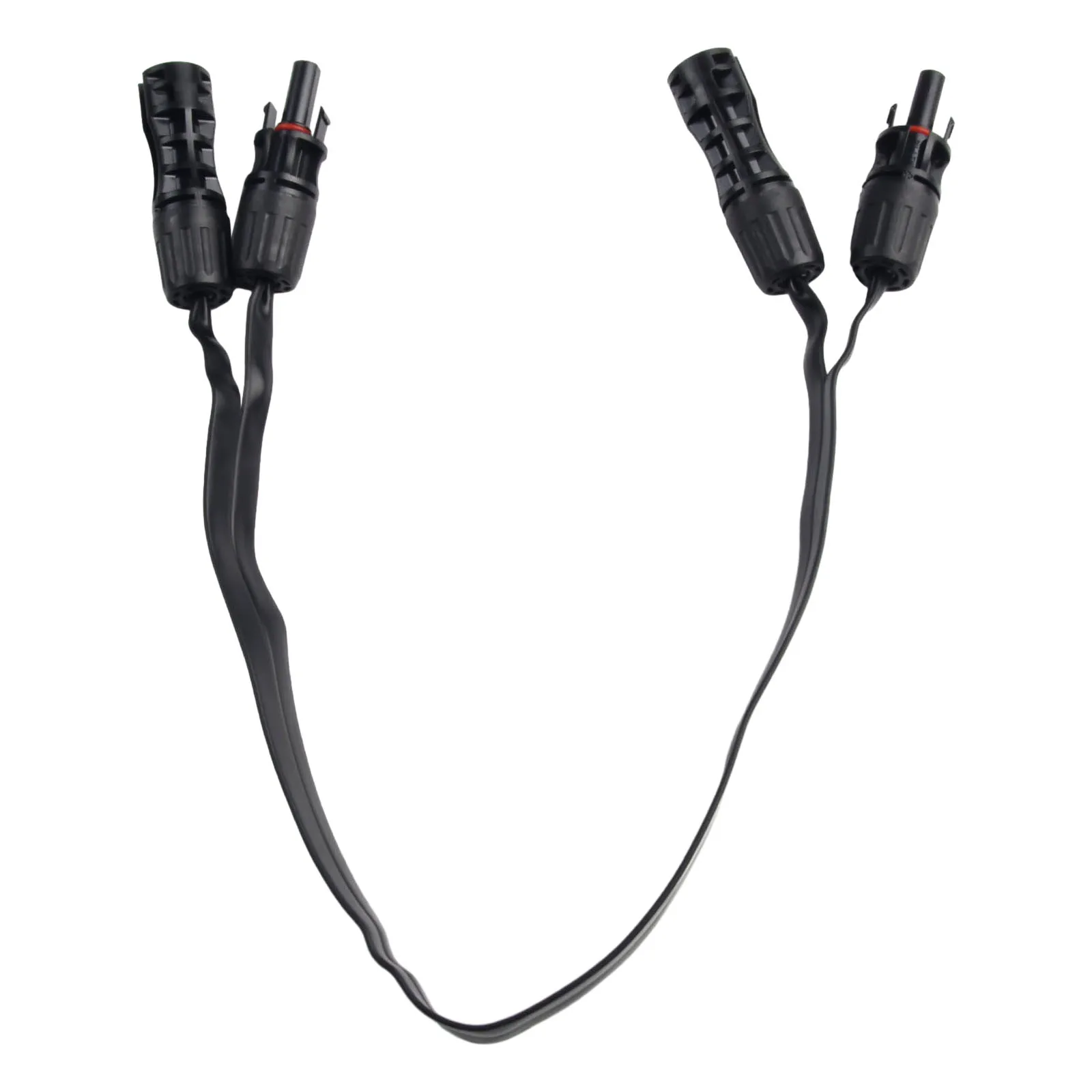 Super Flat Flexible Cable Pair 0 5m Length 1500V Rated for Solar Panel Connector Adapter Use with Copper Wire Core