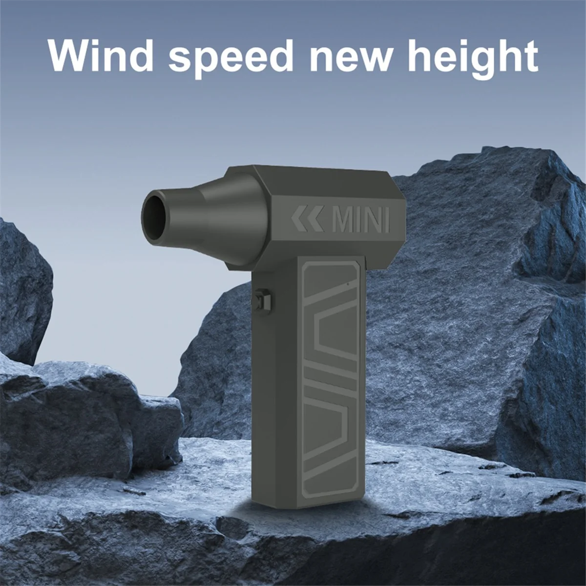 

ABNJ Fan 5 Outlet Nozzles Blowing Snow 130000RPM Charging Car Fan Electric Air Duster Cleaning Blower Tool B