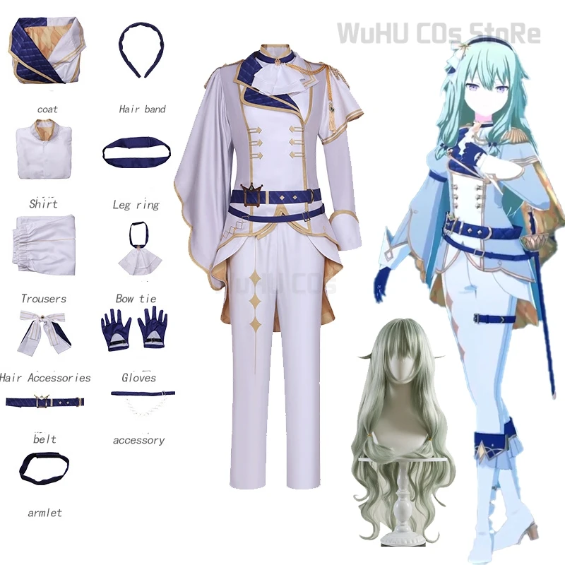

Kusanagi Nene Cosplay Costume Wig The Power Of Regret Pants Knight Style Project Sekai Cosplay Party WS Wonderland Showtime