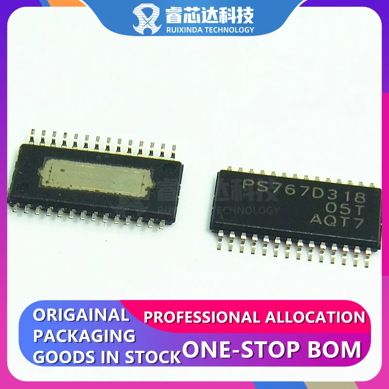 TPS767D318PWPR PS767D318 HTSSOP28 TPS767D318PWP Linear Voltage Regulator IC Positive Adjustable (Fixed) 2 Output 1A 28-HTSSOP