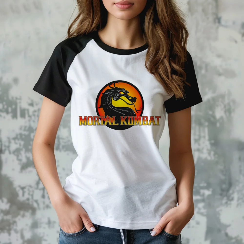 Mortal Kombat tshirt women summer Japanese t shirt girl manga designer clothing