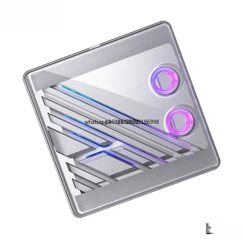 Split CPU Water Cooling Head 1851 /AM5 Metal Surface Tempered Glass 0.08 Channel