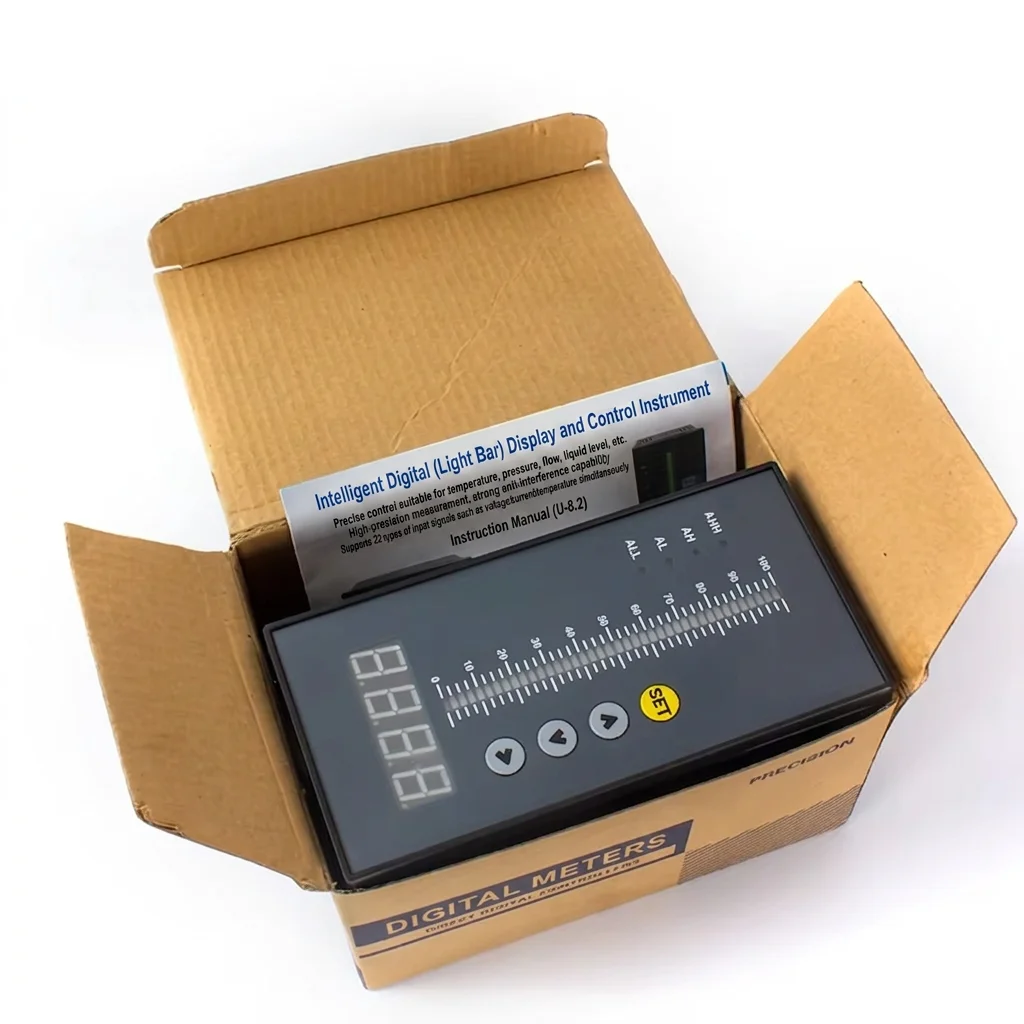 Contrôleur de niveau de liquide AC220V, 4-20mA, 4 relais, sortie RS485, affichage numérique électronique automatique, indicateur de niveau de liquide DC24V