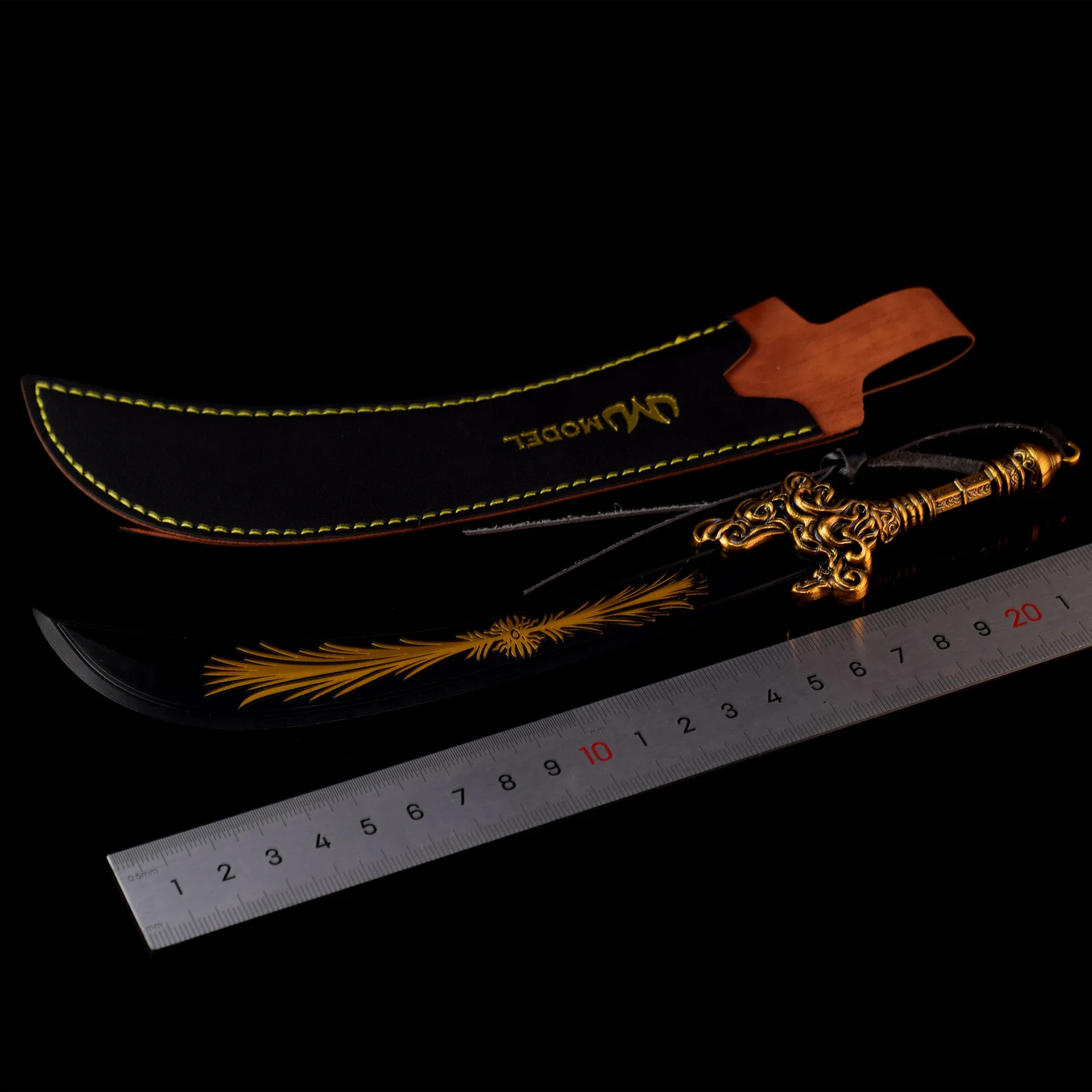 22 cm/8,66 pulgadas Starscourge Greatsword armas de juguete modelo todo Metal periféricos de juego adornos colecciones de accesorios caja de regalo opcional