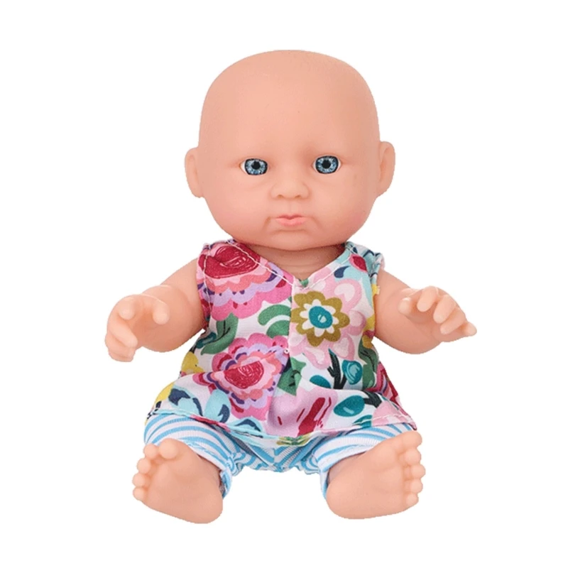 6.5in Da Trắng Reborns Búp Bê Cuộc Sống Giống Như Bé Búp Bê Trẻ Nuôi Dạy Con Cái Trò Chơi Búp Bê Giáo Dục Trẻ Giả Vờ Chơi