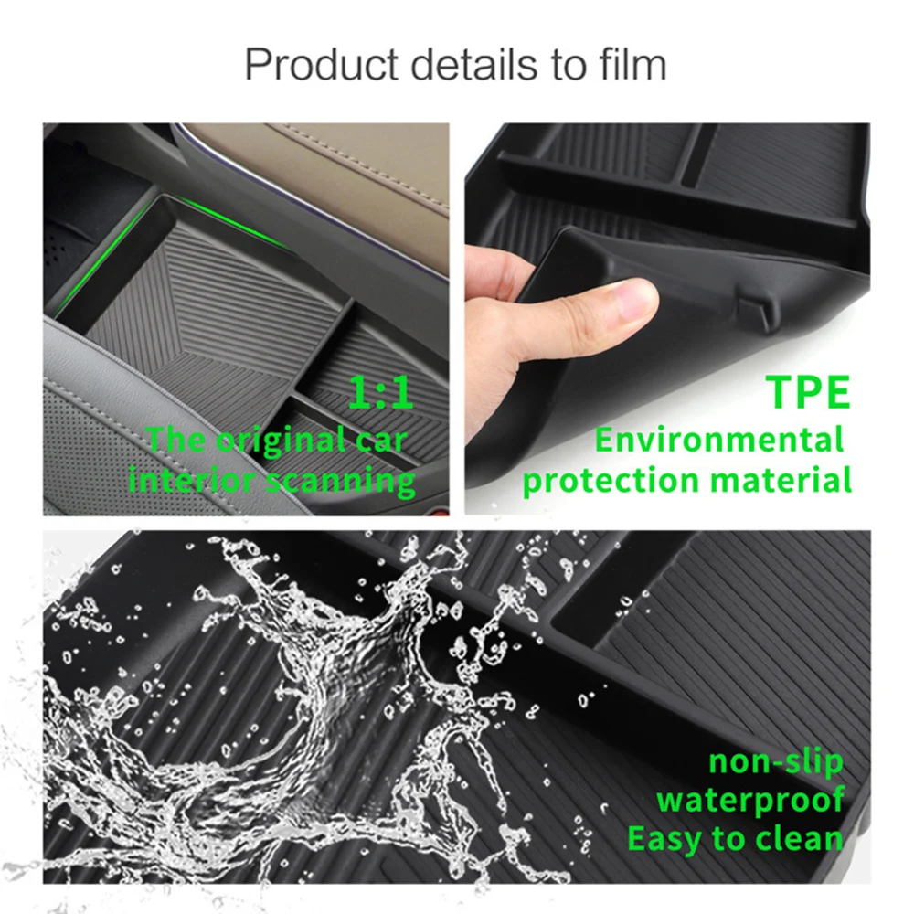 منظم وحدة التحكم المركزية لشركة Hyundai Ioniq 5 2025 2026 صندوق تخزين وحدة التحكم المركزية ملحقات صينية وحدة التحكم السفلية العلوية #4