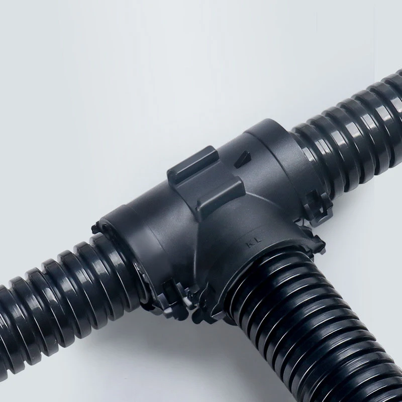 

5 шт. Т-образный Y-образный трехходовой пластиковый гофрированный шланг, открывающийся автомобильный жгут проводов, стяжки, редуктор равного диаметра, шунт