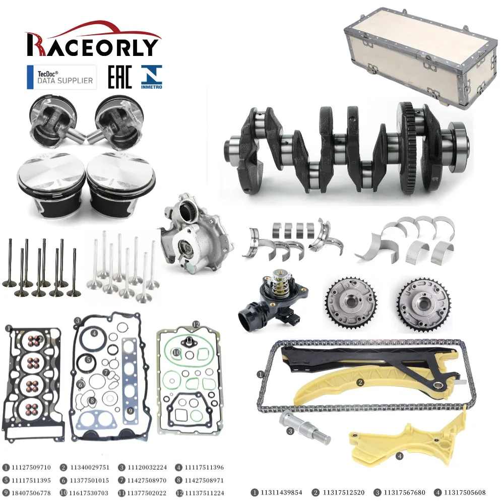 

RACEORLY N46 2.0L Engine Rebuild Crankshaft Timing For BMW E81 E82 320i