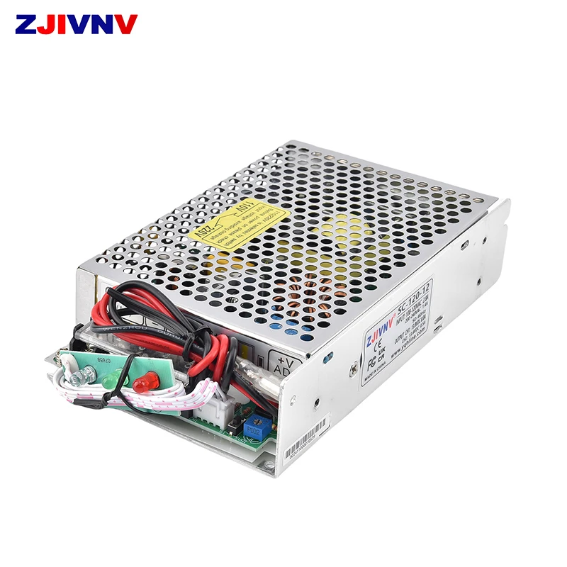 

120 Вт 12 в 10 А UPS/зарядка переключатель функций источник питания вход 110/220 В зарядное устройство выход 13,8 В SC-120-12 AC-DC