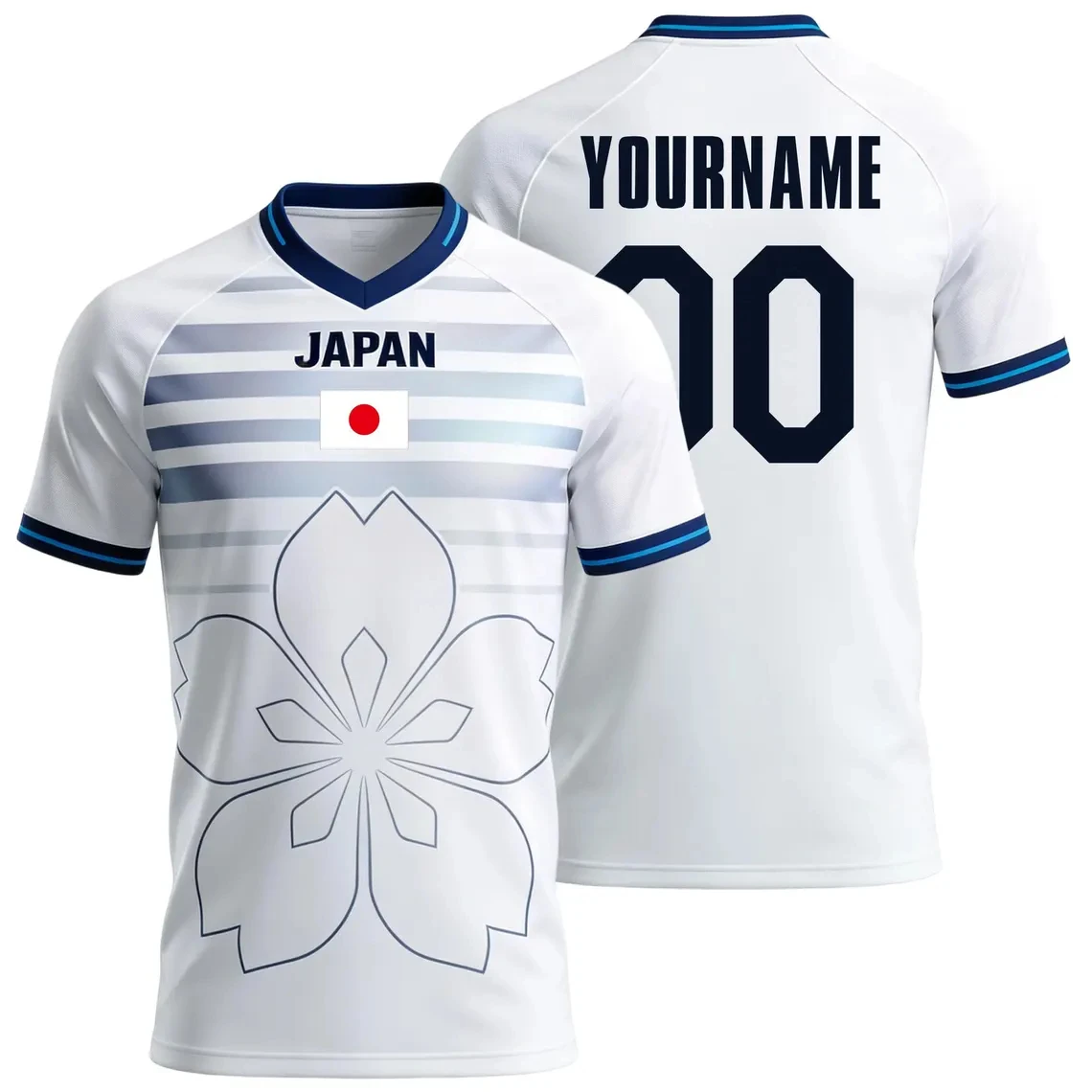 Personalized Japan 2026 Football Jersey Custom Your Name Number Soccer Tee Tops Quick Dry Sports Uniform Wholesale Dropshipping