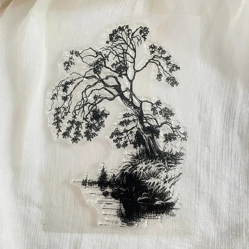 Stempel Baum: Der perfekte Transparente Silikon-Stempel für kreative Scrapbook-Projekte