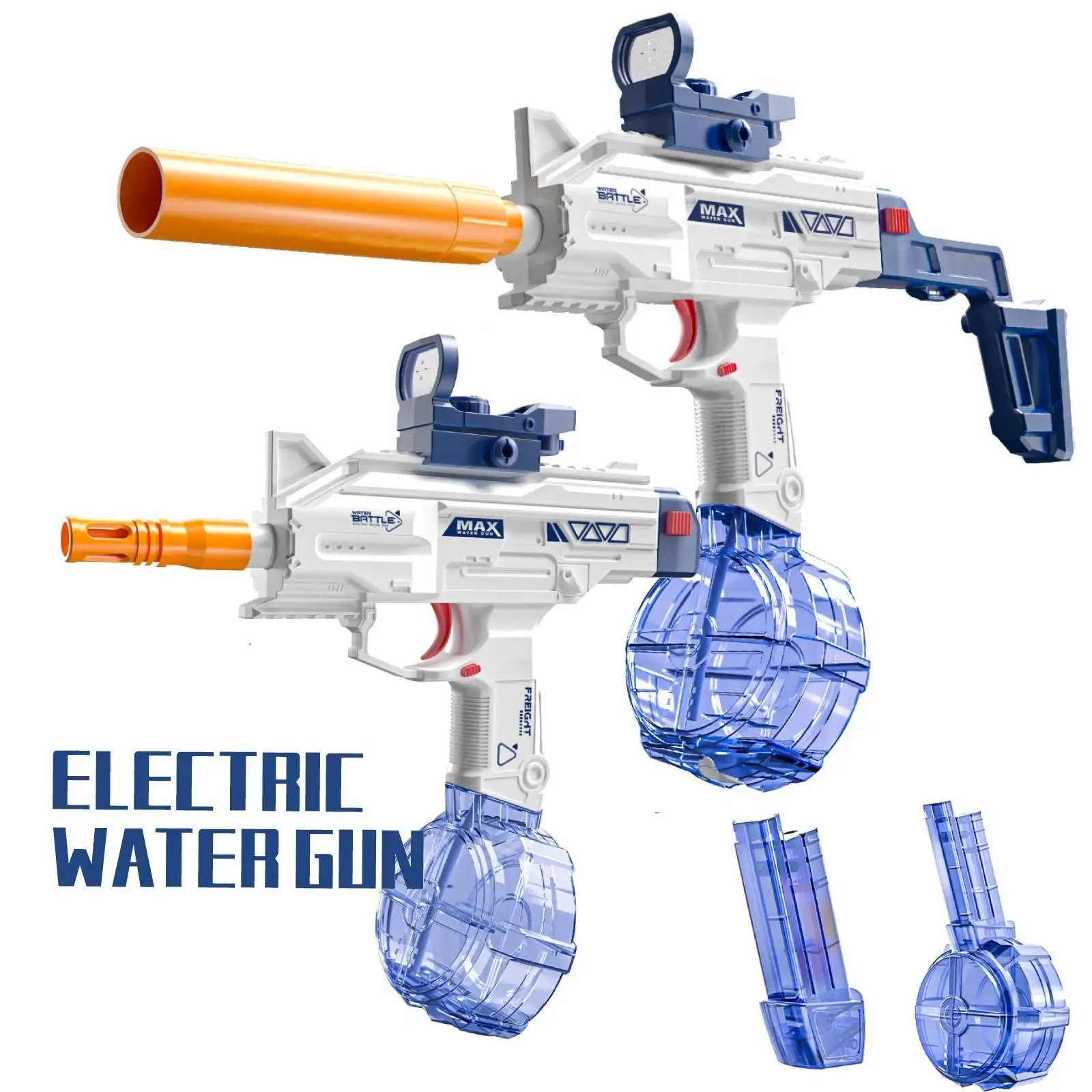 Summer Toys Desert Eagle Water Gun Full Automatic Electric Shooting Water Gun Toy Children Outdoor Beach Fight Toys For Boy Gift