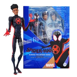 SHF Miles Morales Action Figures, Gwen Stacy, Figura Aranhaverso, Brinquedos Modelo PVC