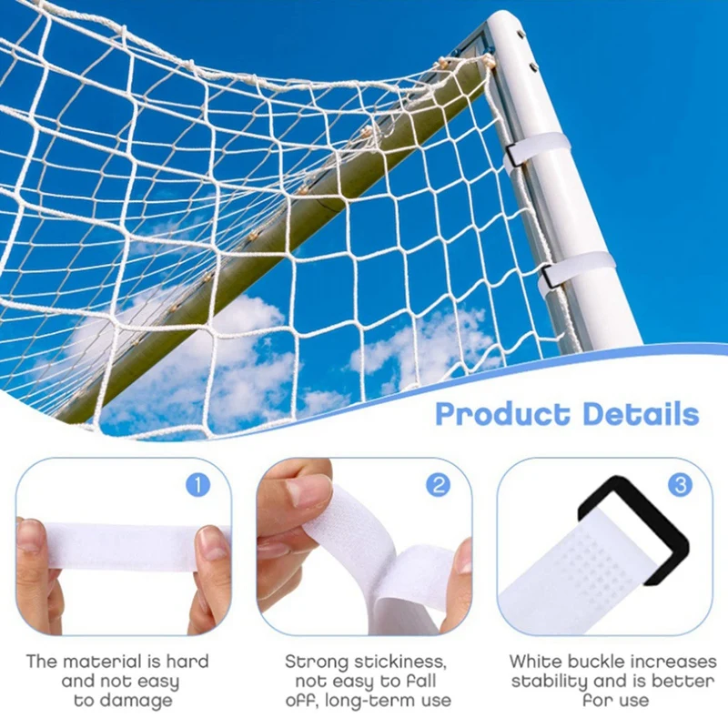 30Pcs Goal Net Straps Soccer Goal Net Fastening Tie Straps Soccer Goal Net Straps Easy Install Easy To Use