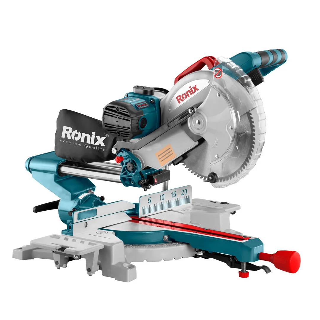 Ronix 5302 Model 220V 2000W 255MM Electric miter saw compound sliding Wood Cutting miter saw machine