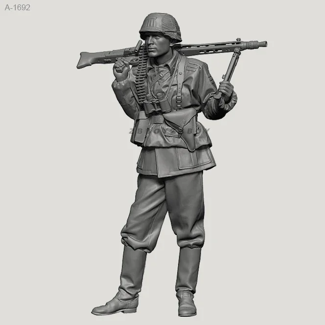 

1/35 наборы моделей солдата из смолы, фигурка бесцветная и самособранная A-1692