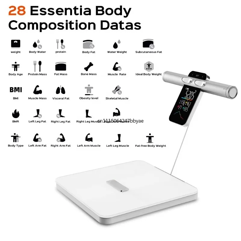 For SDK Smart 8‑Electrode Body Fat Scale Tempered Glass Digital Bathroom Balance BMI Analysis With APP Function
