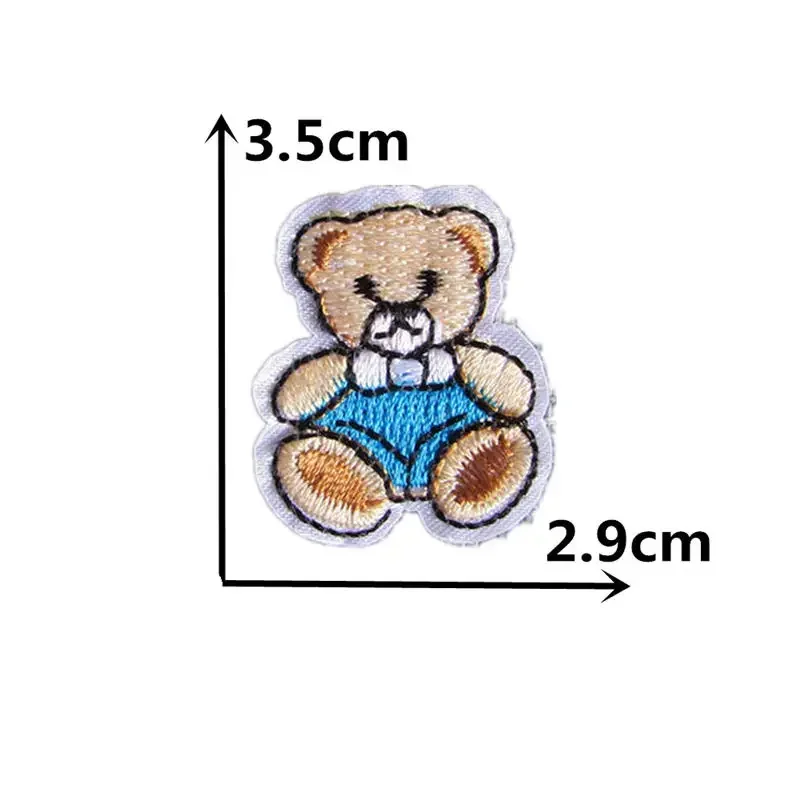 Fashion sewing DIY Excipients Accessories Banner patch bag clothing hot melt adhesive ironing Cartoon bear badge embroidery