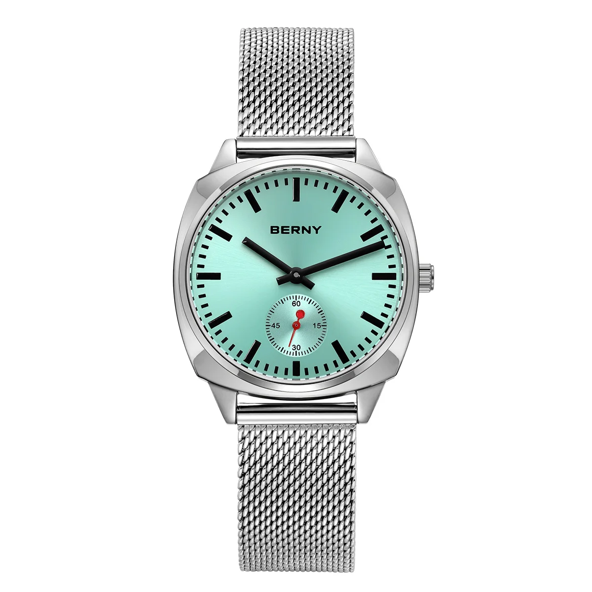 BERNY Railway Watch for women Simple Dial Wristwatch Quartz Ladies Watch Casual Versatile Waterproof Leisure Watch for Women