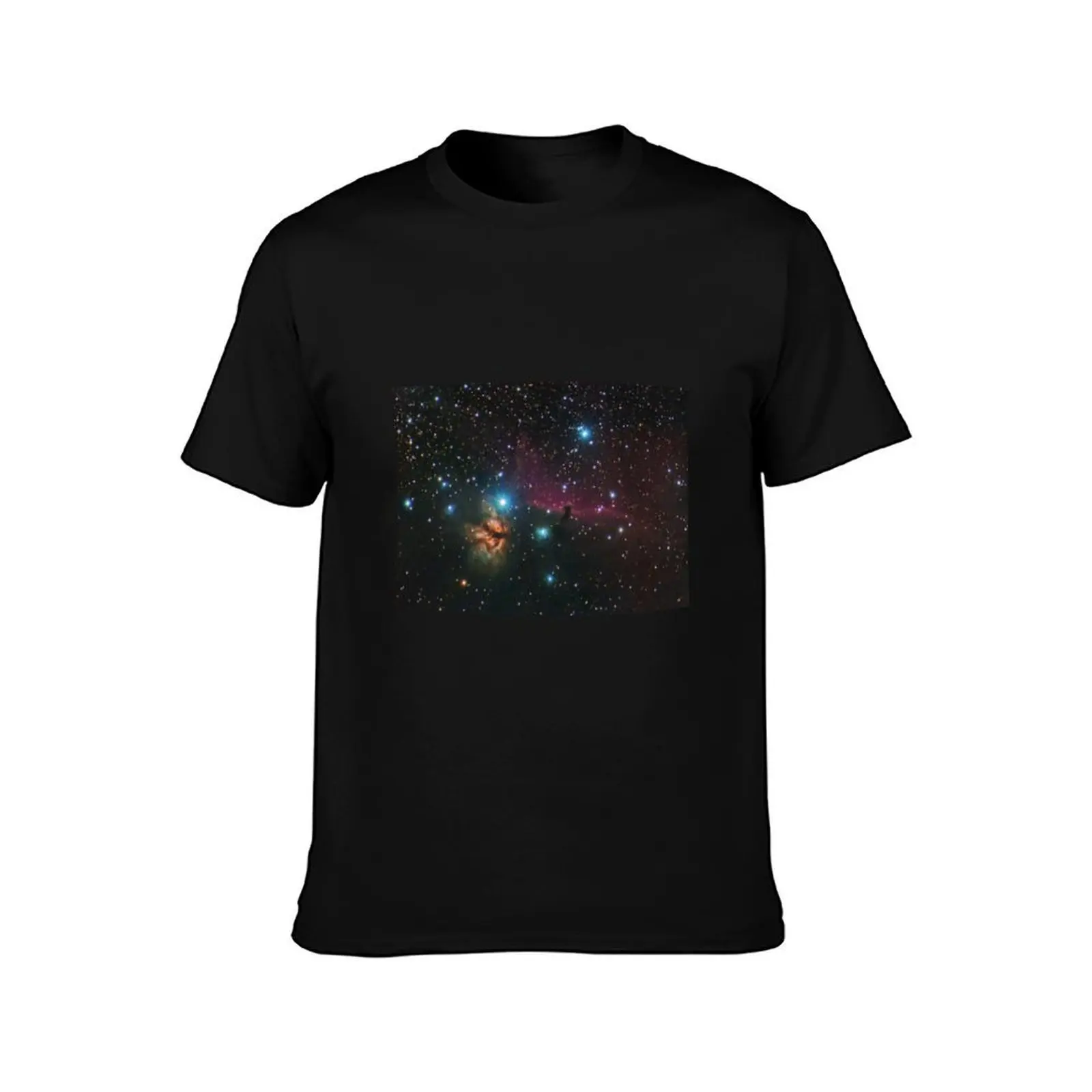 Flame and Horsehead Nebula T-Shirt Plus Size Short Sleeve T-Shirt