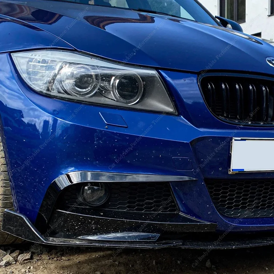 For Bmw E90 E91 Lci Front Bumper Lip Splitter Canards 3 Ser 320i