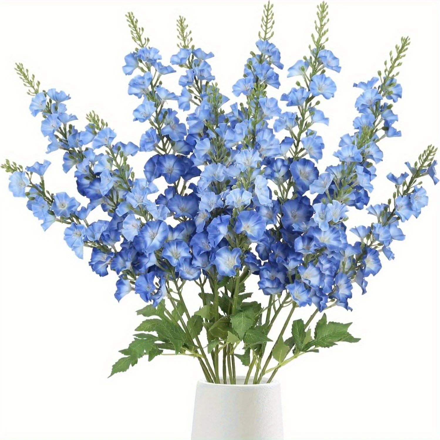 Centerpiece Vase Tall - Набор из 6 искусственных цветов дельфиниума