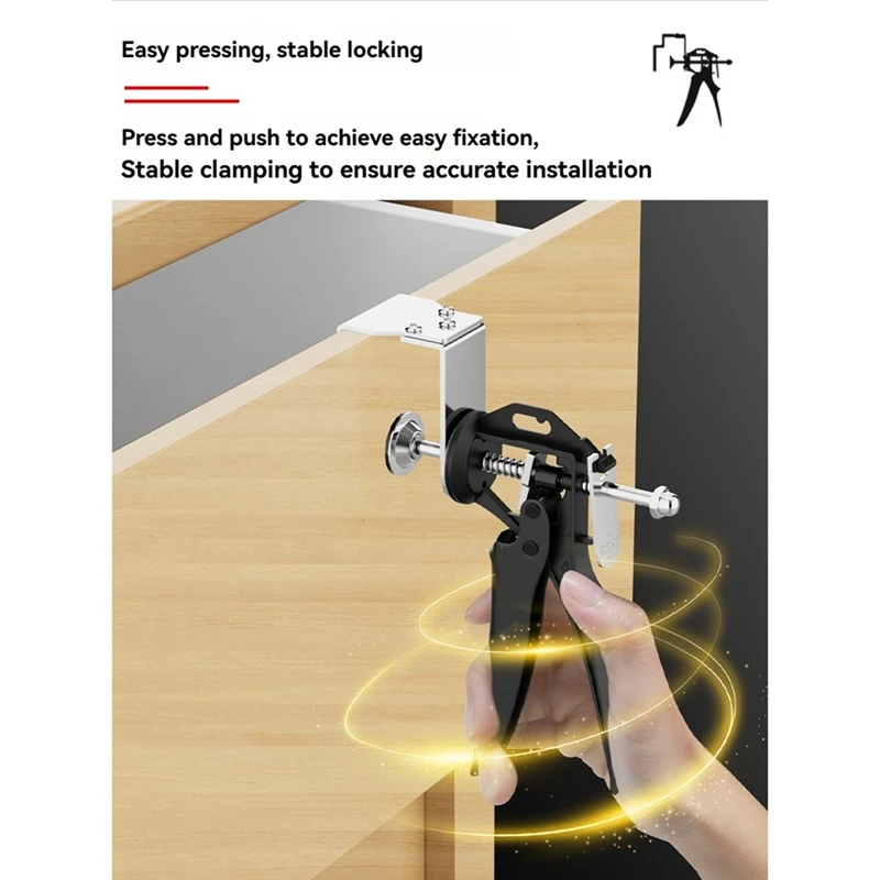 AD33 HOT 2 шт. зажимы для установки передней панели ящика, зажим для двери шкафа, фурнитура, многорегулируемый крепежный зажим для панели ящика