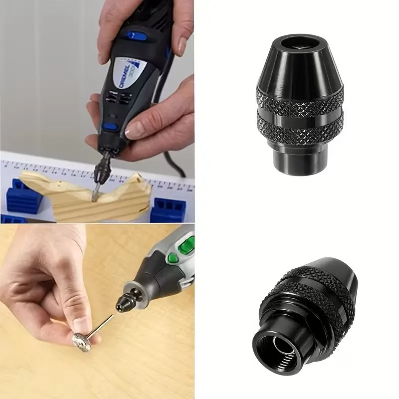 1/10 قطعة بدون مفتاح ثلاثة الفك الحفر تشاك استبدال العالمي التغيير السريع أدوات دوارة للكهرباء طحن تشاك متعددة الوظائف #5
