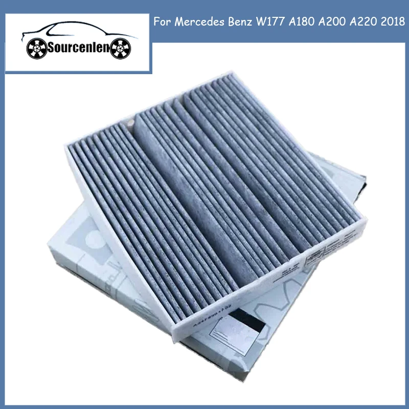 2478301702 Fit For Mercedes Benz W177 A180 A200 A220 2018 Activated Carbon Cabin Air Filter A2478301702 A2478307203 2478307203