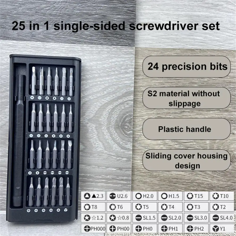 1Set Screwdriver Set Magnetic Screw Driver Kit Bits Precision Electric Laptop Phone Computer  Screwdrivers Repair Tool Daily Use