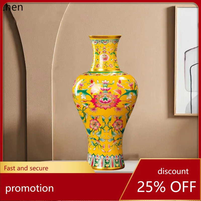 HXL ceramic vase, cloisonné fish tail vase, hydroponic flower arrangement