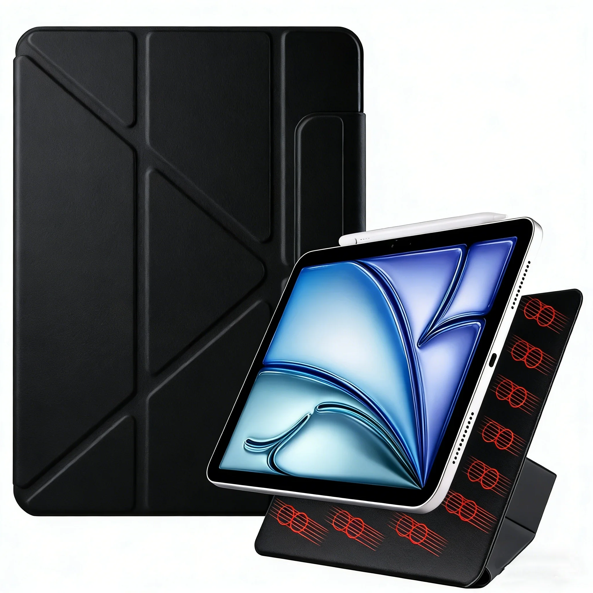 

Магнитный съемный чехол для планшета iPad Air 11 M4 2026 с магнитной подставкой для iPad Air 2026 8-го поколения A3460 A3463, тонкий чехол